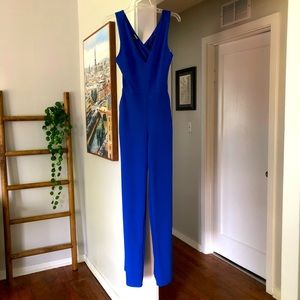 Express Cross Back Wide Leg Jumpsuit